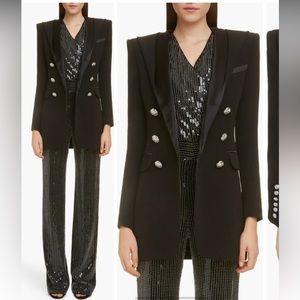 Balmain Long Blazer with hood
